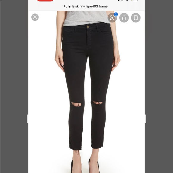 Frame Denim Denim - Le skinny Frame denim in black